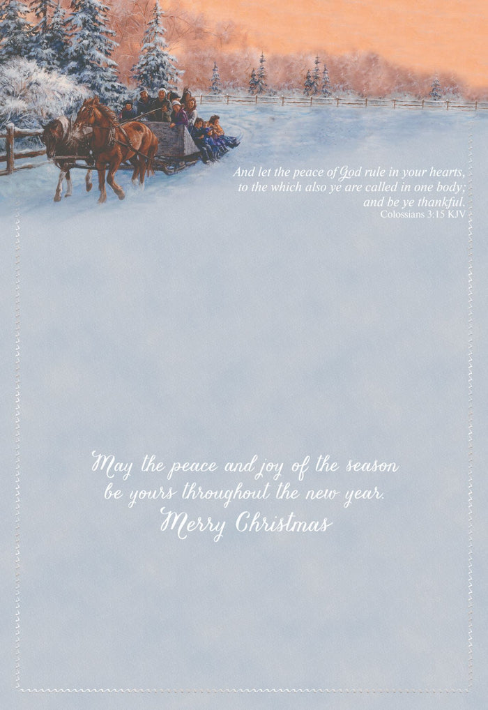 Example of a Christmas Cards - Winters Glow