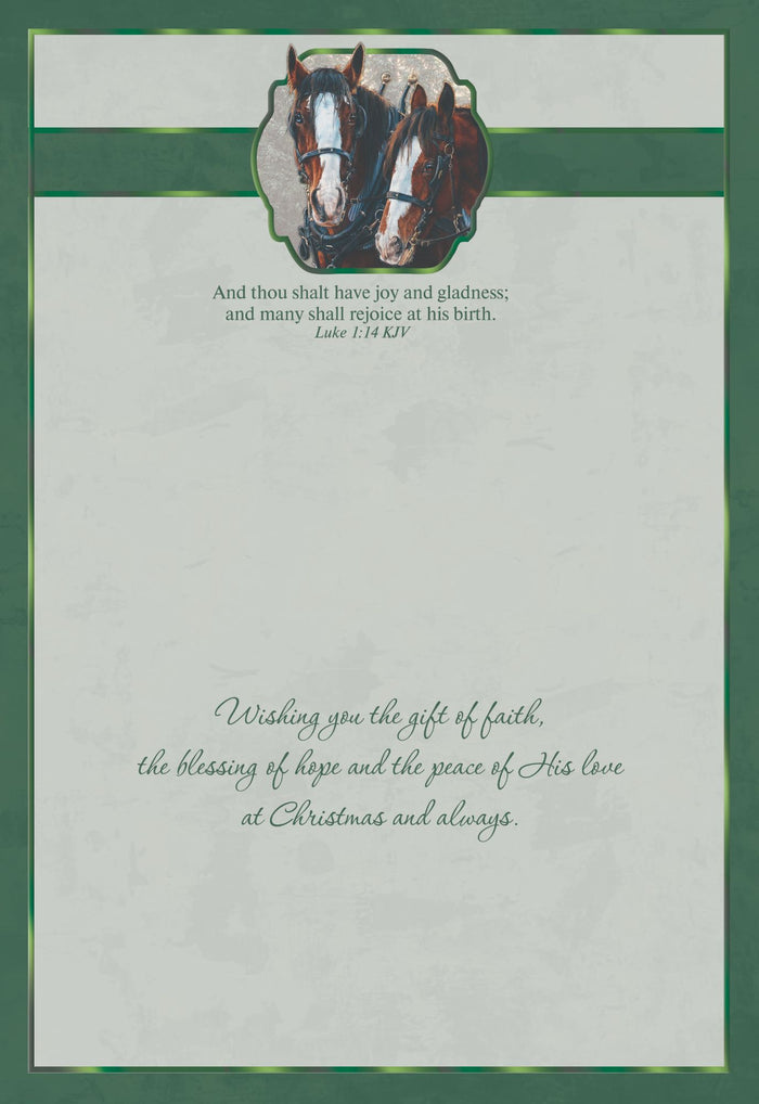 Example of a Christmas Cards - Winters Glow