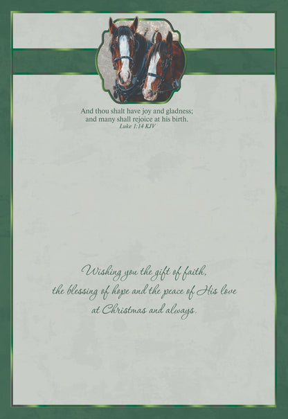 Example of a Christmas Cards - Winters Glow