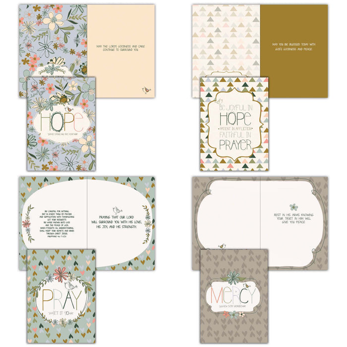 Religious Encouragement Cards with KJV Scripture | Whispers of Grace
