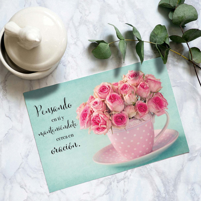 Religious Praying for You Cards in Spanish with Scripture | Bendiciones en Oración