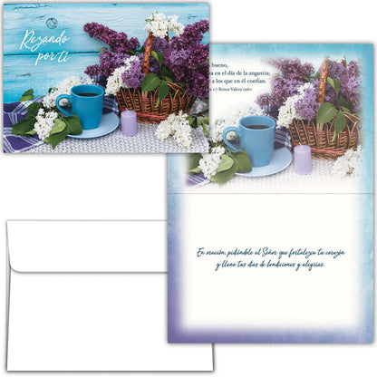 Religious Praying for You Cards in Spanish with Scripture | Bendiciones en Oración