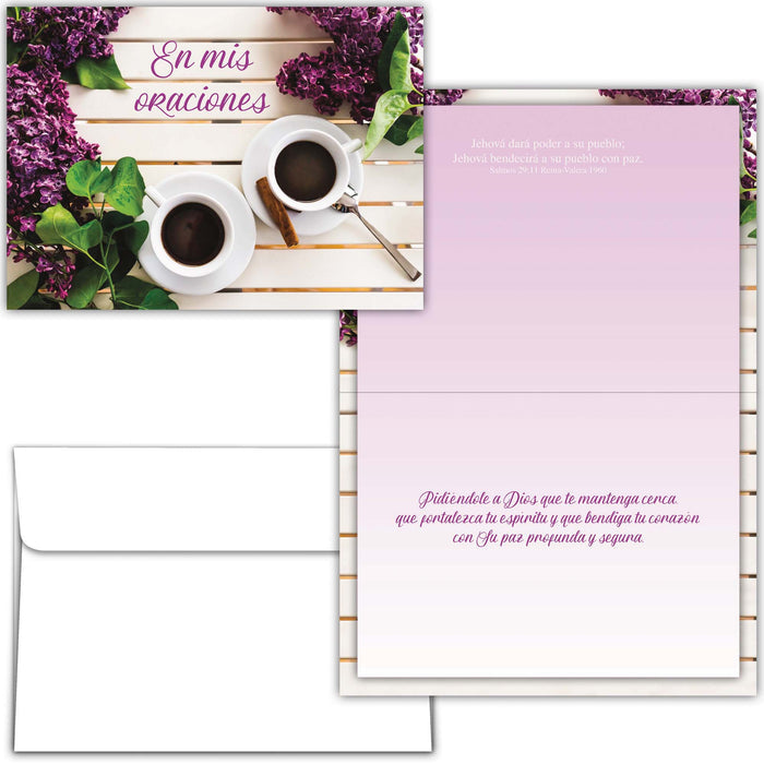 Religious Praying for You Cards in Spanish with Scripture | Bendiciones en Oración