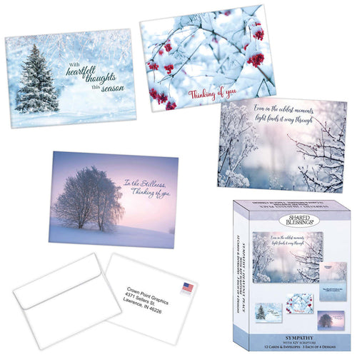 Religious Sympathy Cards with KJV Scripture | Heavenly Peace