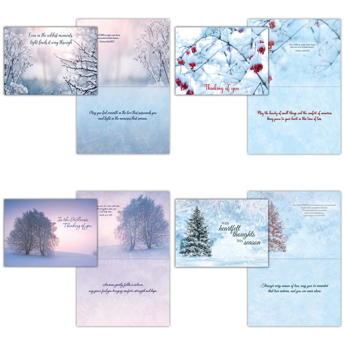Religious Sympathy Cards with KJV Scripture | Heavenly Peace