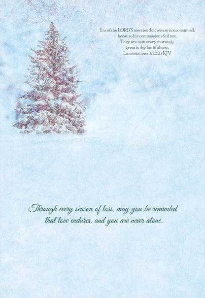 Religious Sympathy Cards with KJV Scripture | Heavenly Peace