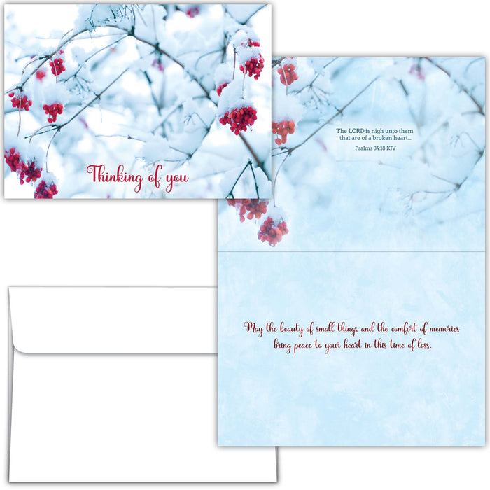 Religious Sympathy Cards with KJV Scripture | Heavenly Peace