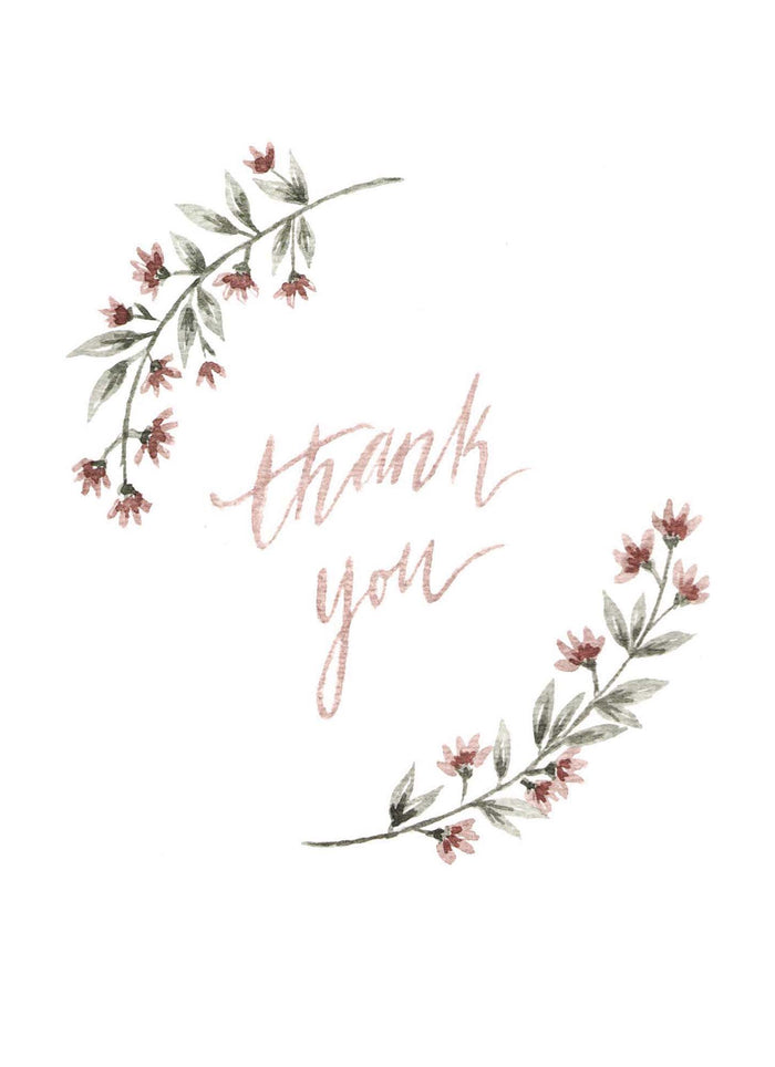 Religious Thank You Cards with Scripture |  Graced with Gratitude