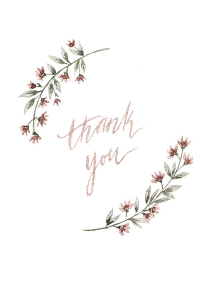 Religious Thank You Cards with Scripture |  Graced with Gratitude