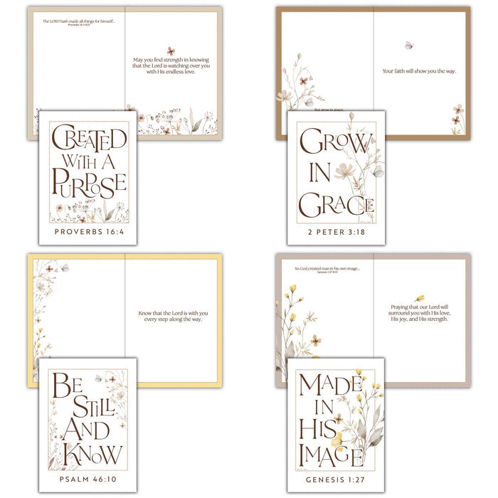 Set of framed prints with motivational quotes on a white background