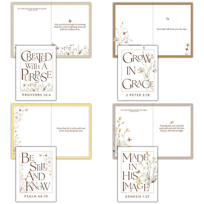 Set of framed prints with motivational quotes on a white background