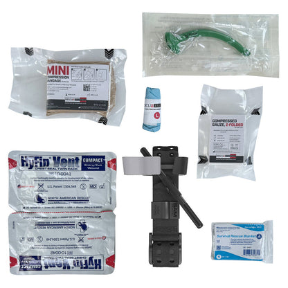 Mini Rip-Away IFAK Pouch, Components (SAM XT Tourniquet)