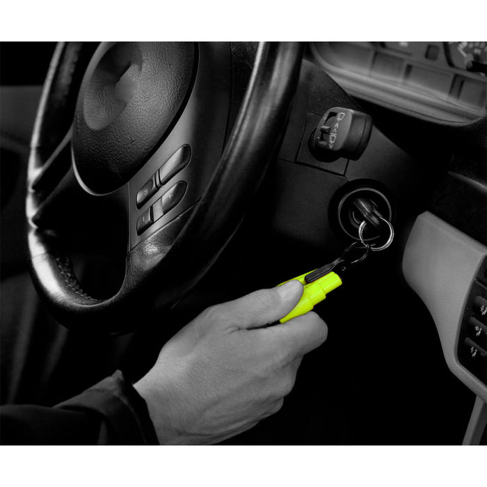ResQme Car Escape Tool, by steering wheel