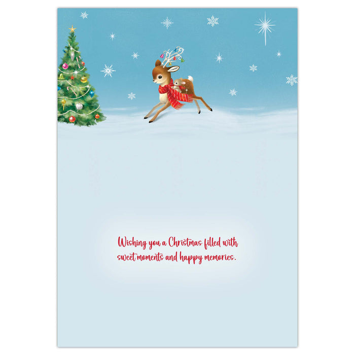 Retro Reindeer Boxed Christmas Cards by Crown Point Graphics