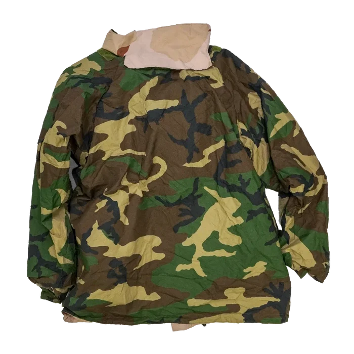 Reversible Woodland and 3 Colour Desert Wet Weather Jacket - XLarge - Army & Outdoors - Rain Jackets