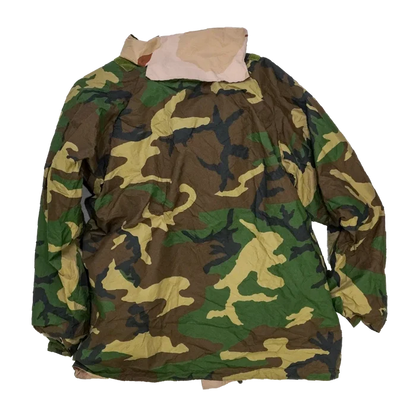 Reversible Woodland and 3 Colour Desert Wet Weather Jacket - XLarge - Army & Outdoors - Rain Jackets