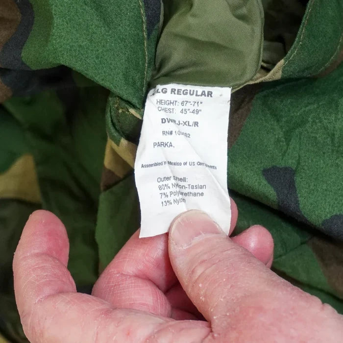 Reversible Woodland and 3 Colour Desert Wet Weather Jacket - XLarge - Army & Outdoors - Rain Jackets
