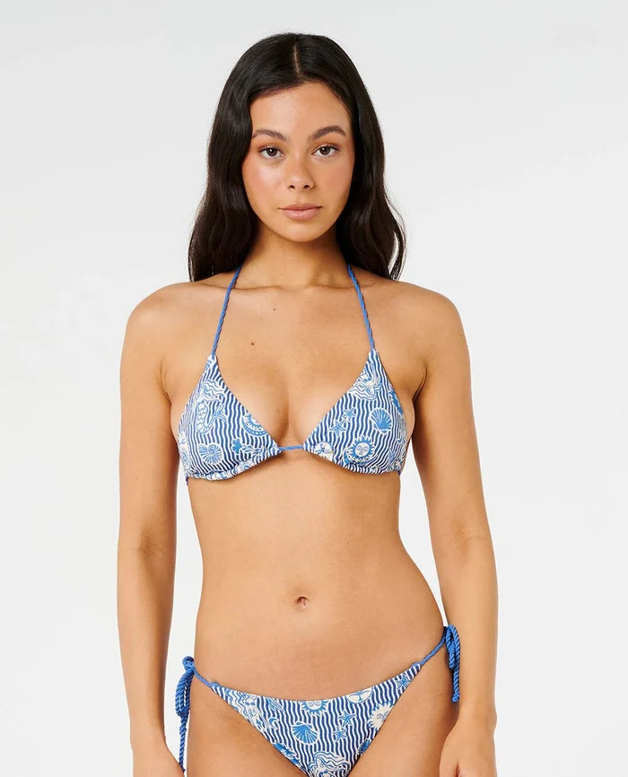 RIPCURL CATALINA WAVES TRIANGLE BIKINI TOP