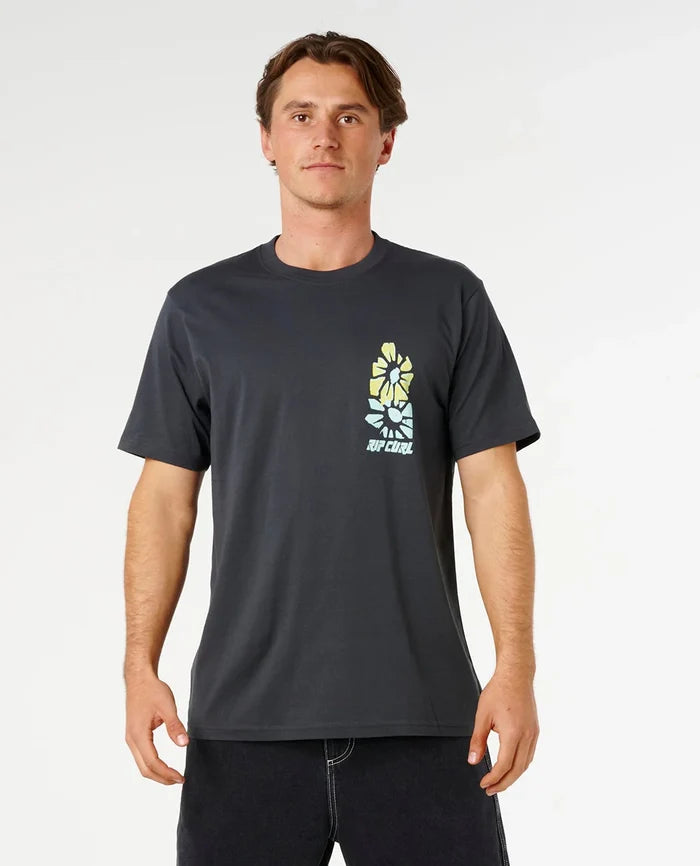 RIPCURL LIQUID TRIPS FLOWER TEE