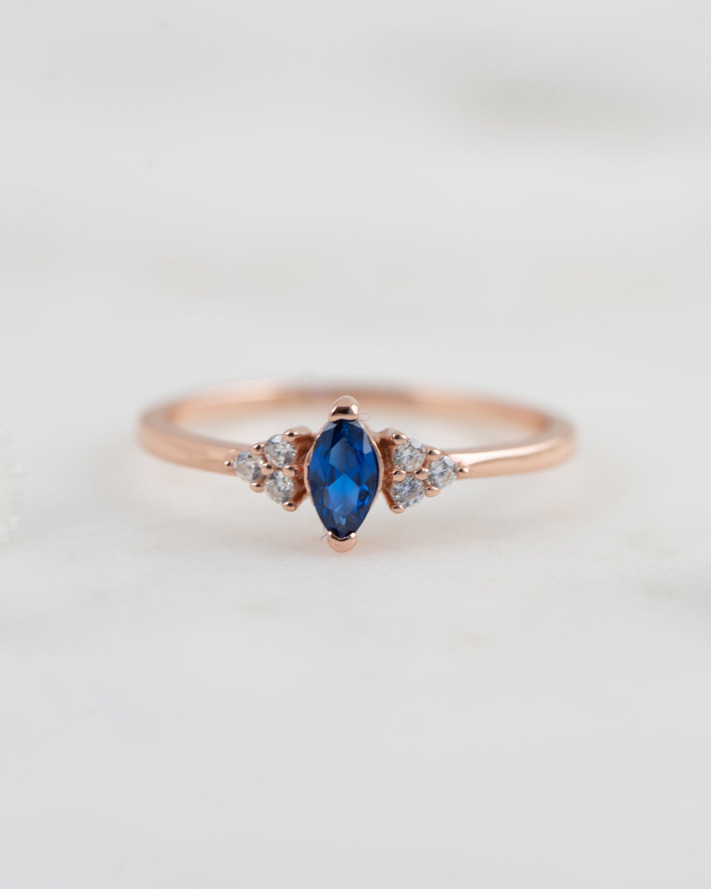 Sapphire Marquise Ring