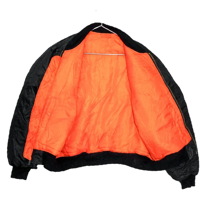 Rothco Black MA-1 Flight Jacket - 2XLarge - Army & Outdoors - Flight Jackets