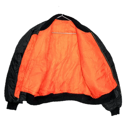 Rothco Black MA-1 Flight Jacket - 2XLarge - Army & Outdoors - Flight Jackets
