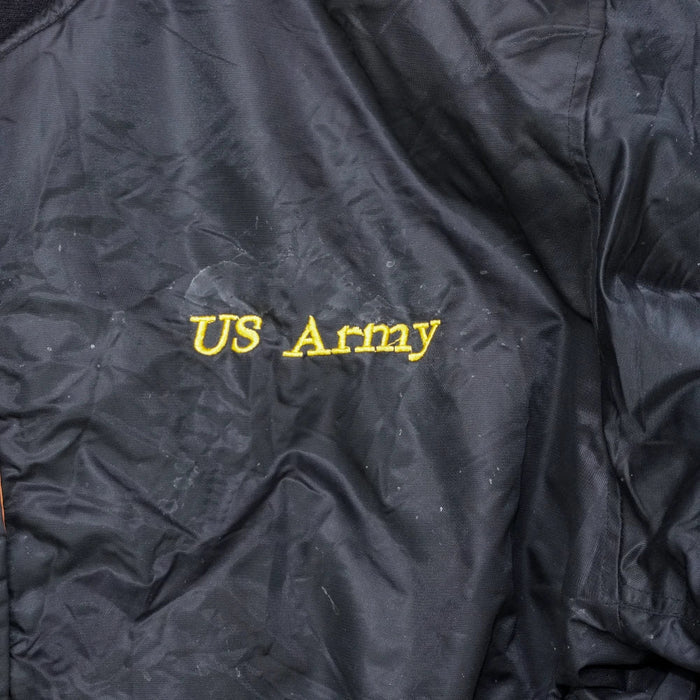 Rothco Black MA-1 Flight Jacket - 2XLarge - Army & Outdoors - Flight Jackets