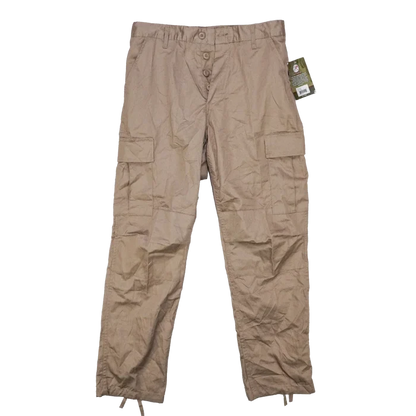Rothco Khaki BDU Trousers - Medium - Army & Outdoors - Combat Trousers