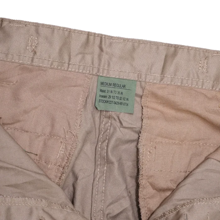 Rothco Khaki BDU Trousers - Medium - Army & Outdoors - Combat Trousers