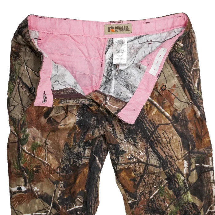 Russell Outdoors Realtree Women's Hunting Trousers - Size 14-16 Large - Army & Outdoors - Combat Trousers
