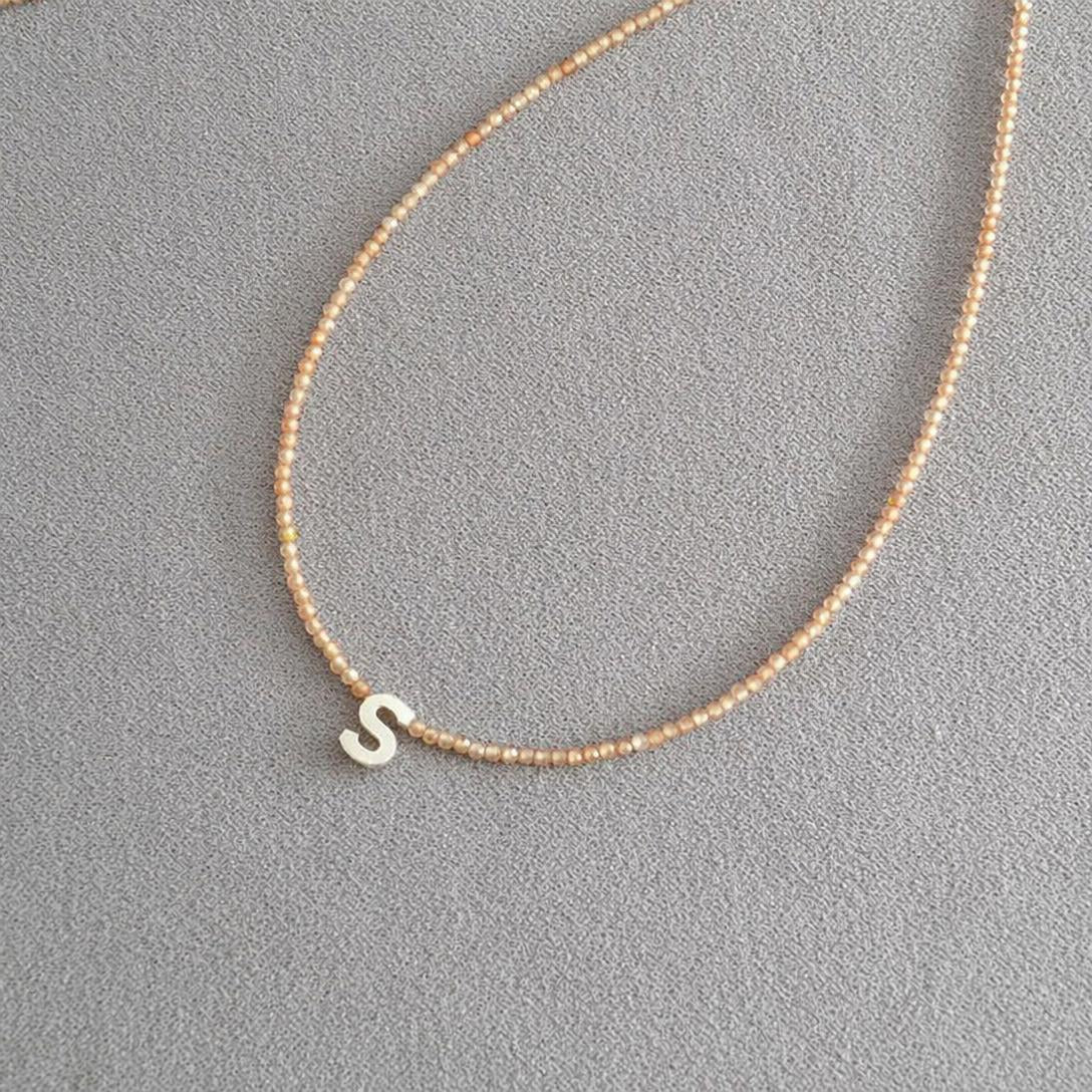 üì¢üì¢40% OFF !! ‚è∞Romantic Initial Beaded Choker Necklace