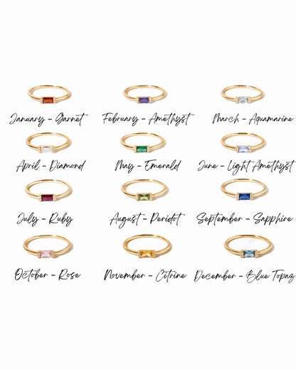 Diamond Simple Baguette Ring