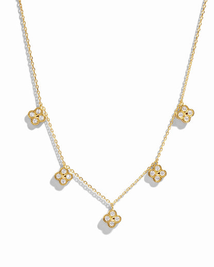 Four Leaf Clover Charm Necklace