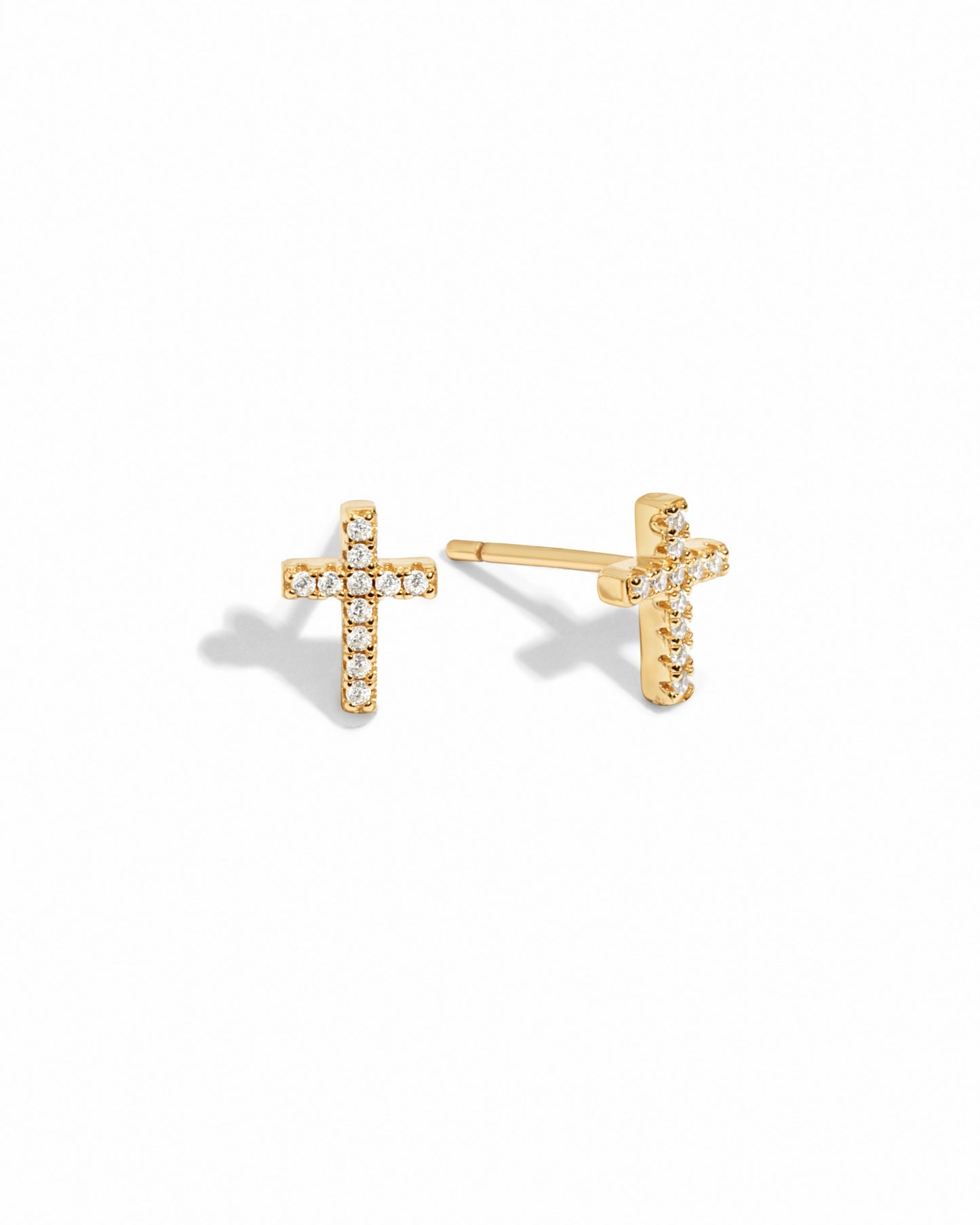 Tiny Cross Studs
