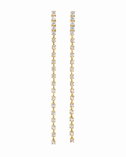 Diamond Line Earrings