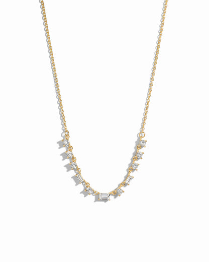 Baguette Line Necklace