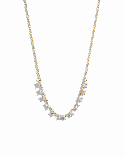 Baguette Line Necklace