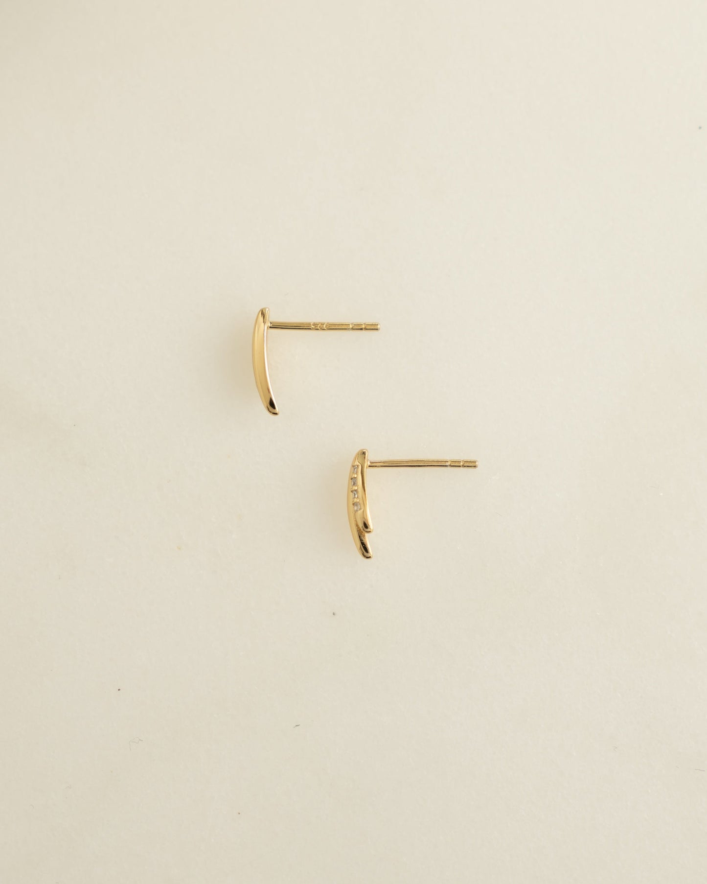 Dainty Double Line Studs