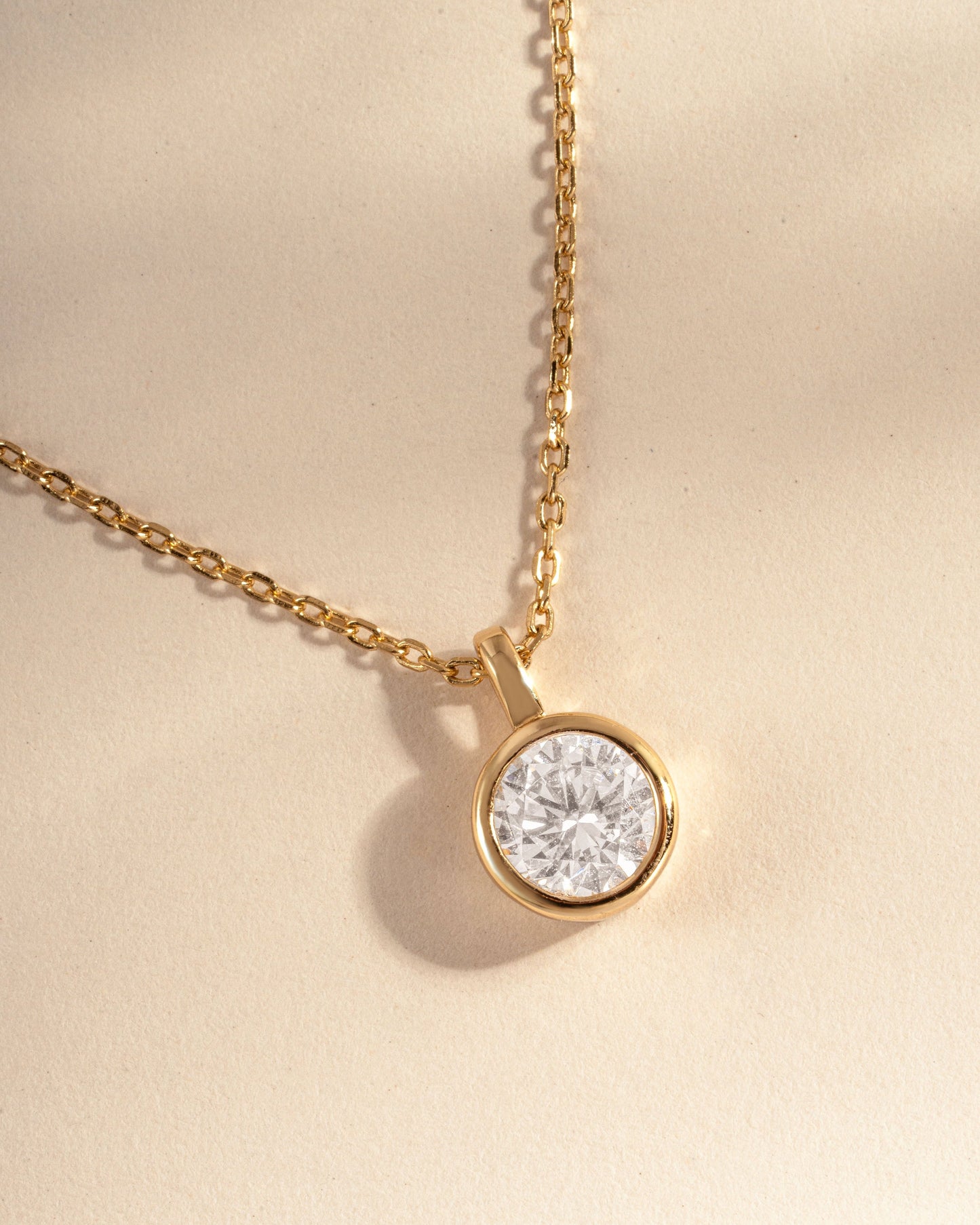 Round Bezel Necklace