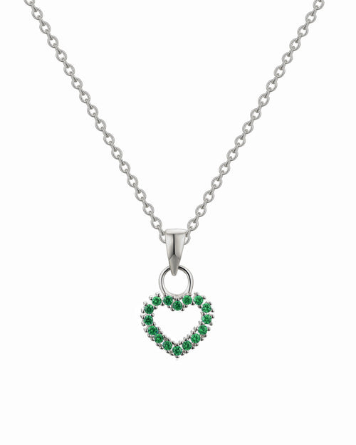 Emerald Heart Necklace