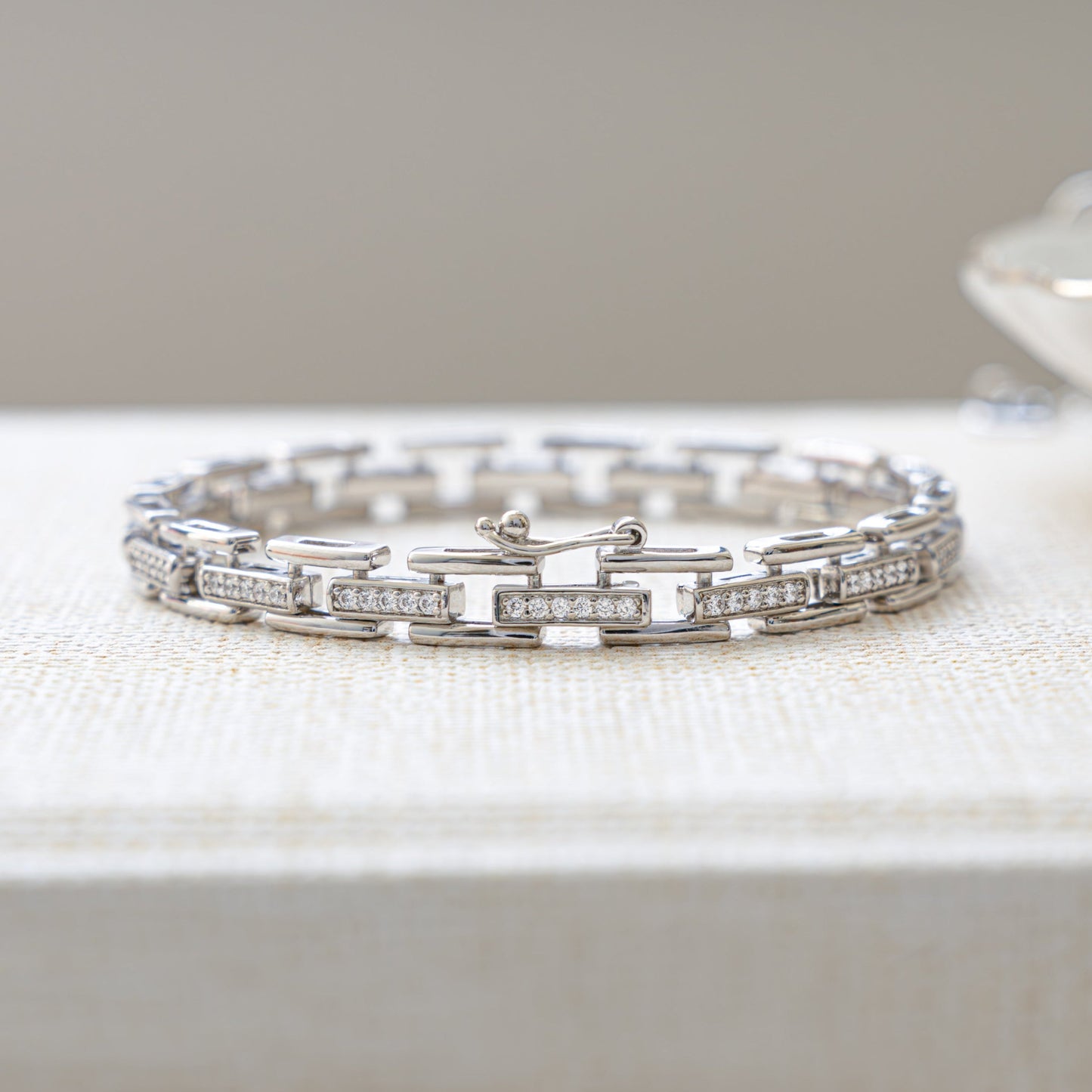 CZ Link Bracelet