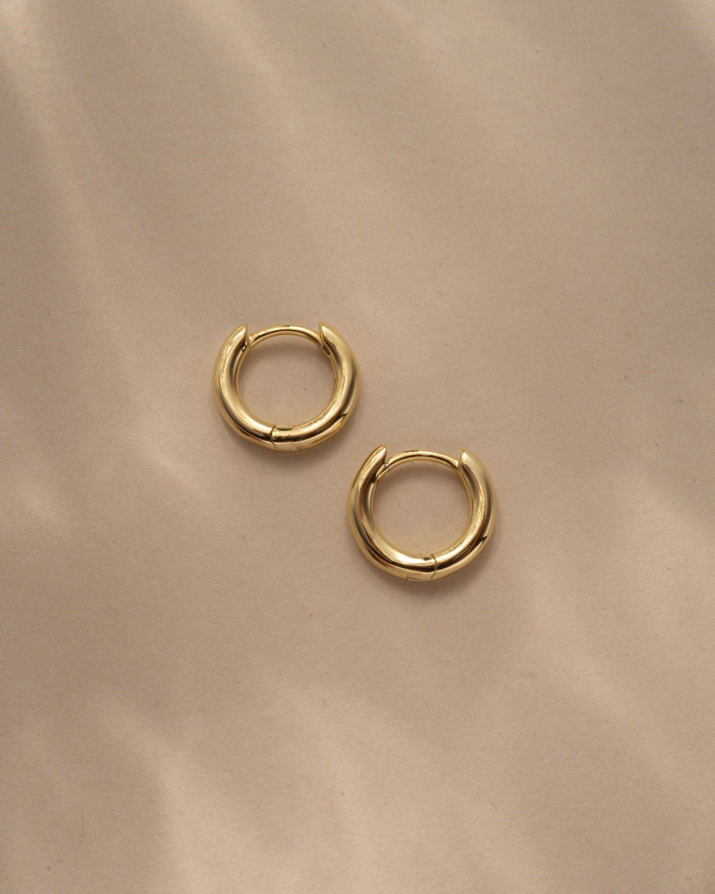 Simple Huggie Hoops