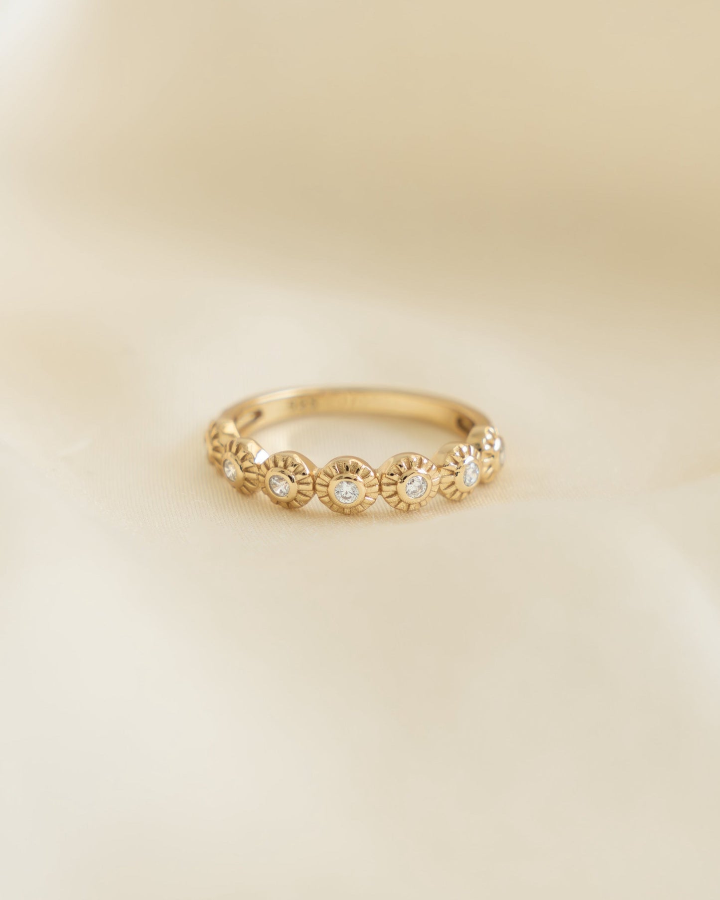 Bezeled Stacking Ring