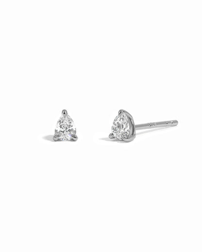 3x4mm Pear Studs