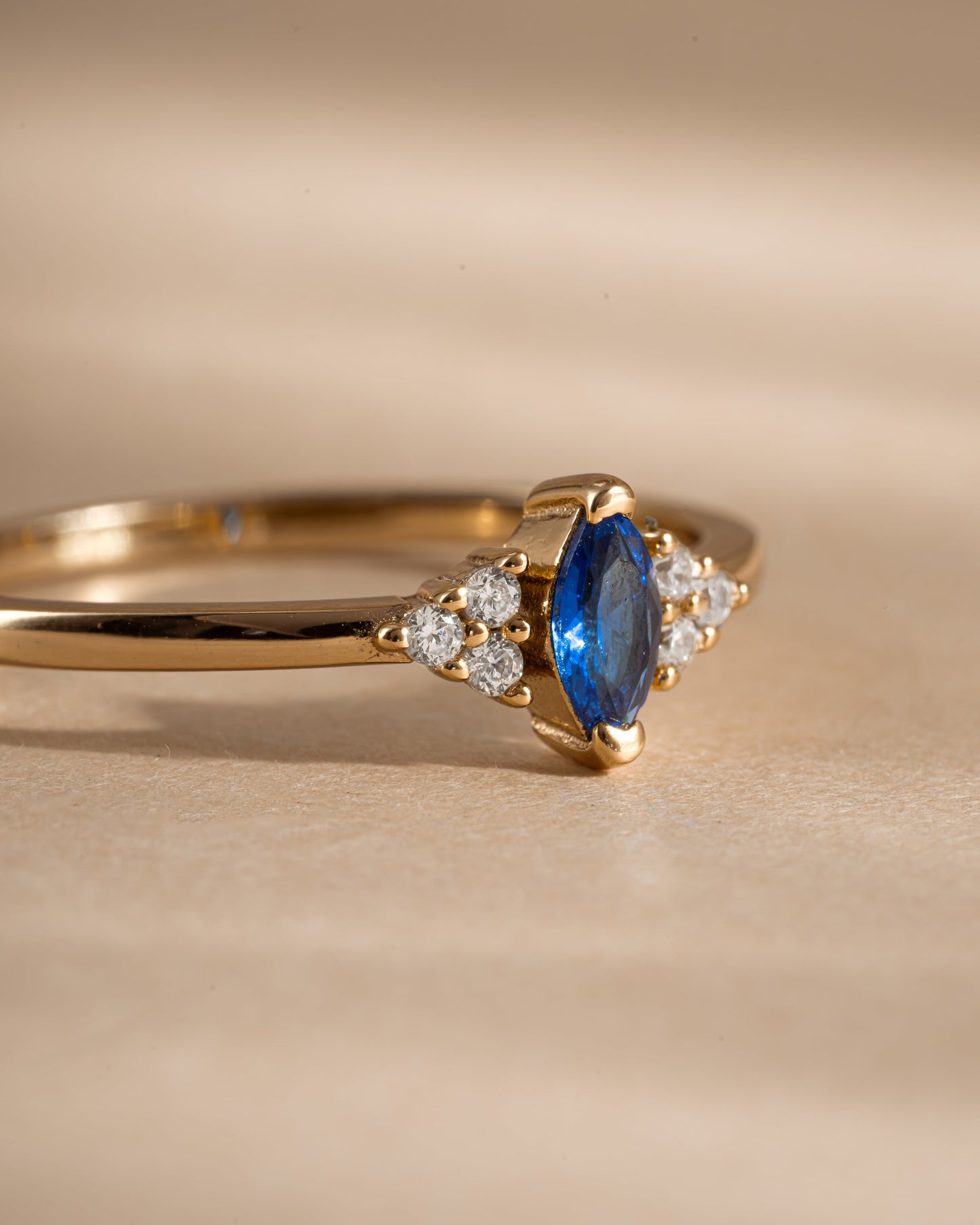 Sapphire Marquise Ring