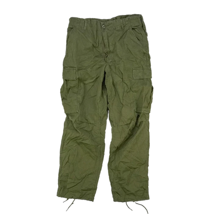 Saudi Arabian 1980s OG-107 Ripstop Utility Pants- 36x31, Large - Saudi Arabian Surplus - Cargo Trousers