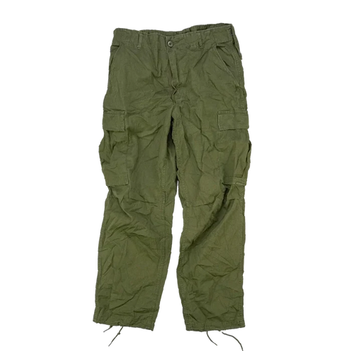 Saudi Arabian 1980s OG-107 Ripstop Utility Pants- 36x31, Large - Saudi Arabian Surplus - Cargo Trousers