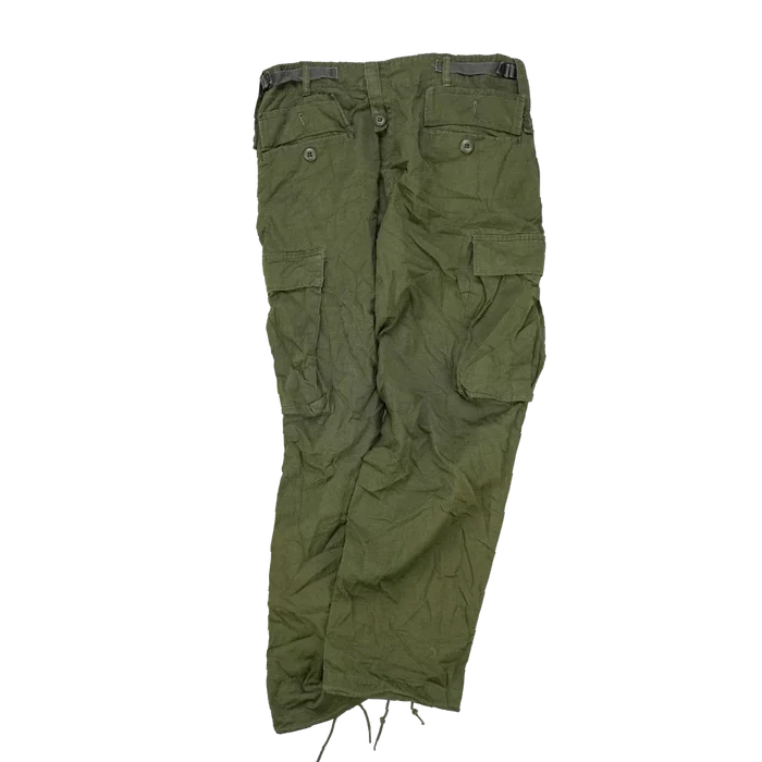 Saudi Arabian 1980s OG-107 Ripstop Utility Pants- 36x31, Large - Saudi Arabian Surplus - Cargo Trousers