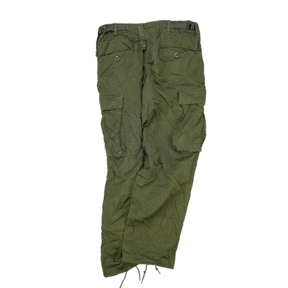 Saudi Arabian 1980s OG-107 Ripstop Utility Pants- 36x31, Large - Saudi Arabian Surplus - Cargo Trousers