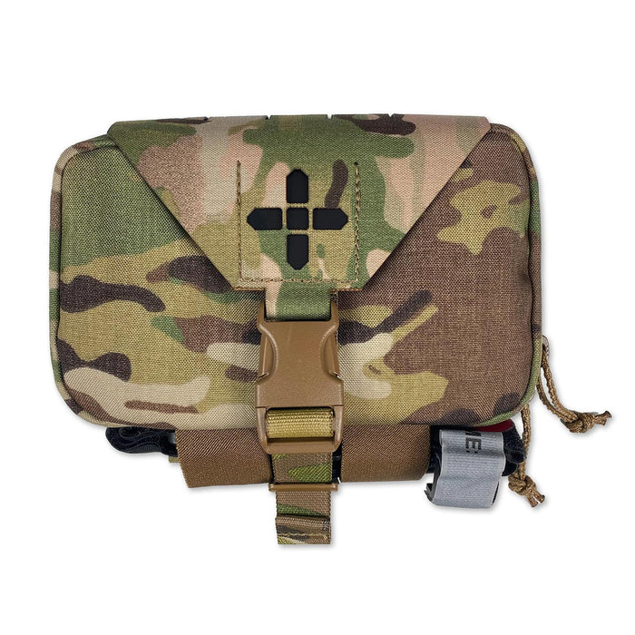 Slim Tear Off Medical Pouch (S.T.O.M.P.) Gen 2 - front with covert cross